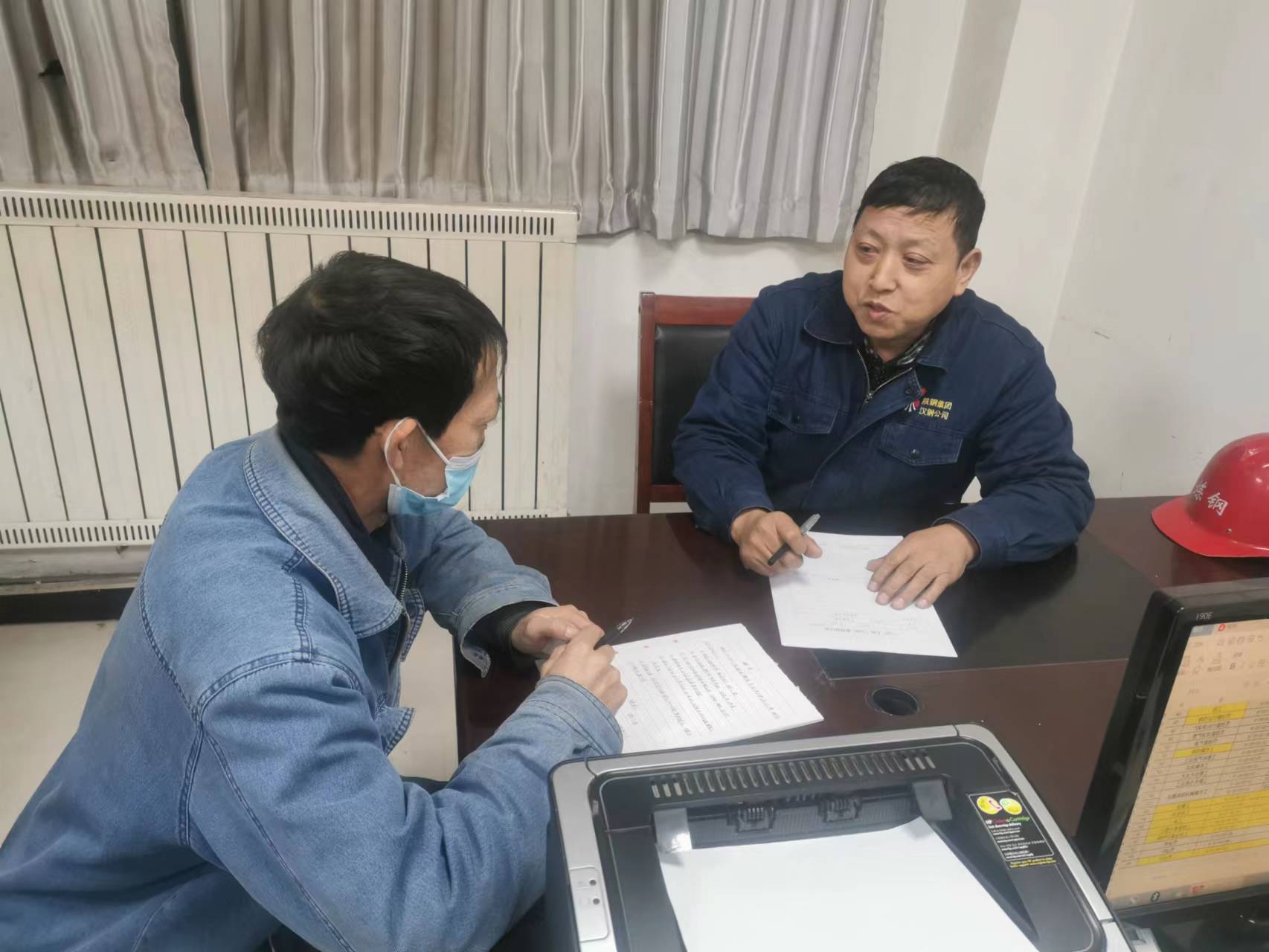 煉鋼廠交通安全“一”致行動 煉鋼廠交通安全“一”致行動