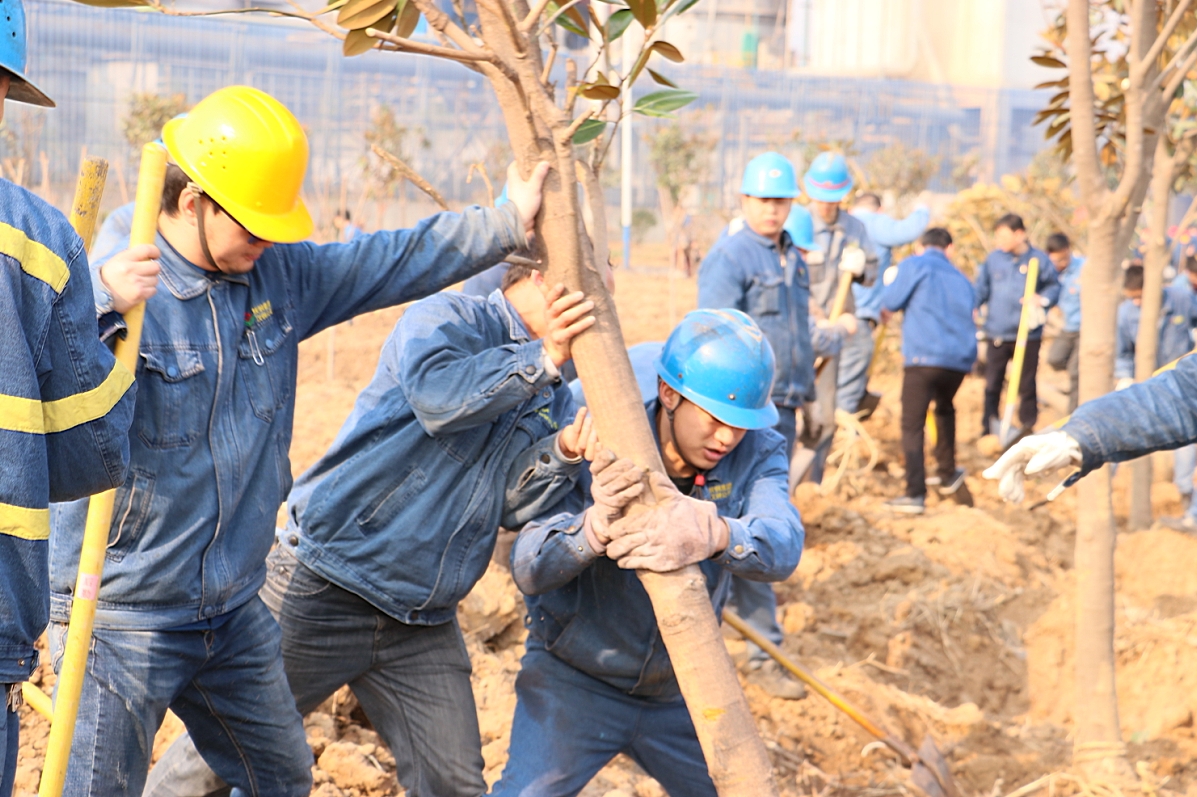 漢鋼公司掀起“美麗漢鋼,你我共創”擴綠行動 漢鋼公司掀起“美麗漢鋼,你我共創”擴綠行動