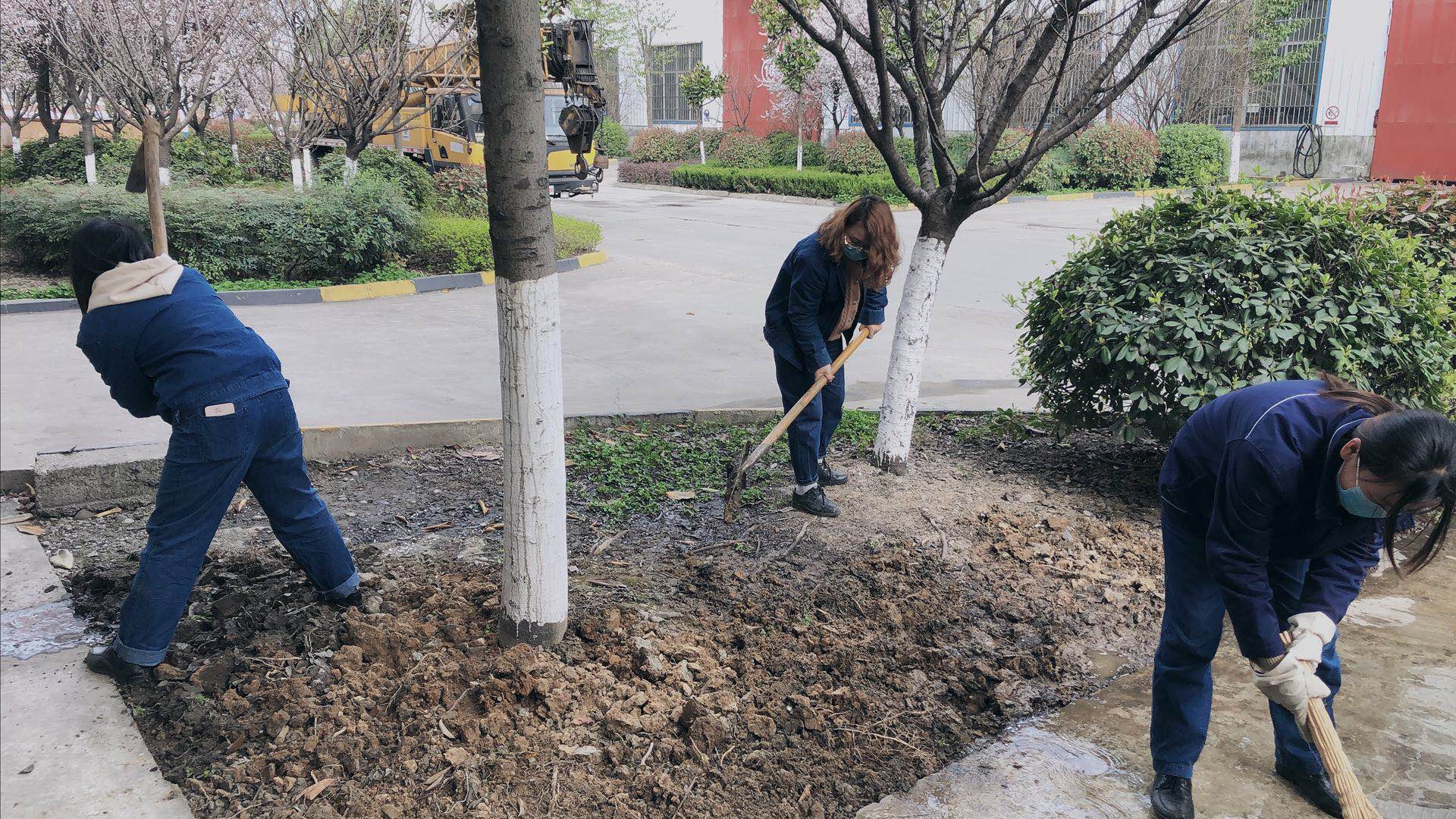 【美麗漢鋼】公司春季綠化美化工作開(kāi)展如火如荼 【美麗漢鋼】公司春季綠化美化工作開(kāi)展如火如荼